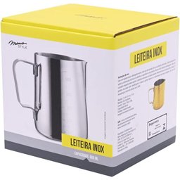 Leiteira Pitcher Espumador em Aço Inox Black 600 Ml ? Mimo Style - 4