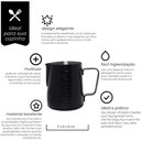 Ver imagem 2 de Leiteira Pitcher Espumador em Aço Inox Black 600 Ml ? Mimo Style