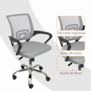 Ver mais imagens de Kit 15 Cadeiras de Escritório Begonia Tela Mesh Ergonômico - Cinza + E-book