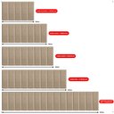 Ver imagem 5 de Cabeceira Solteiro 5 Módulos com Mesa de Cabeceira Dream Moderna para Quarto Completa