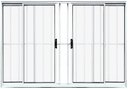 Ver imagem 1 de Vitro de Aluminio 4 Folhas com Grade Linha Leve:1,00 X 1,20/branco