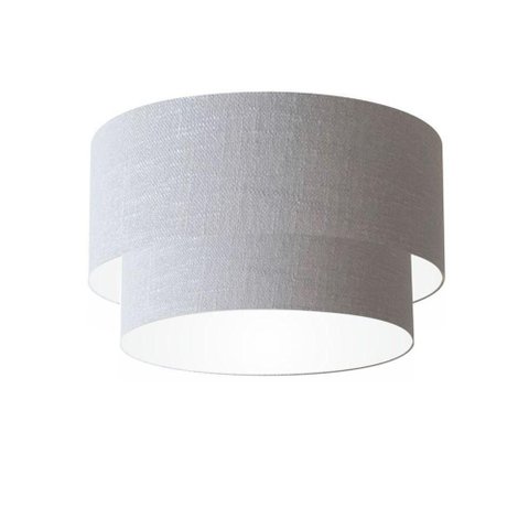 Plafon para Banheiro Cilíndrico Sb-3045 Cúpula Cor Rústico Cinza