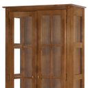 Ver imagem 2 de Cristaleira 2 Portas e Laterais em Vidro 3 Prateleiras 1 Gaveta 60808 Hannover - Imbuia Glazer