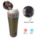 Ver imagem 3 de Garrafa Isotérmica com Tampa 500ml - Rosa (somente no Site) Hm Comércio