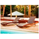 Ver imagem 5 de Kit 2 Espreguiçadeiras Bona e Mesa Grécia em Alumínio com Balde para Piscina Trama Original