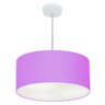 Pendente Cilíndrico Lilás MJ-4100 Para Mesa de Jantar e Estar - 1