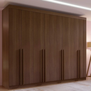 Ver imagem 1 de Guarda Roupa Daymond 8 Portas Ripado 100%MDF D Doro Móveis