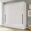 Ver imagem 1 de Guarda Roupa 180,1cm com 2 Portas de Correr e 2 Gavetas 240835 Valência Politorno Móveis