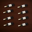 Ver imagem 6 de Suporte para Garrafa de Vinho e Adega Vertical de Parede para Decoração Preto