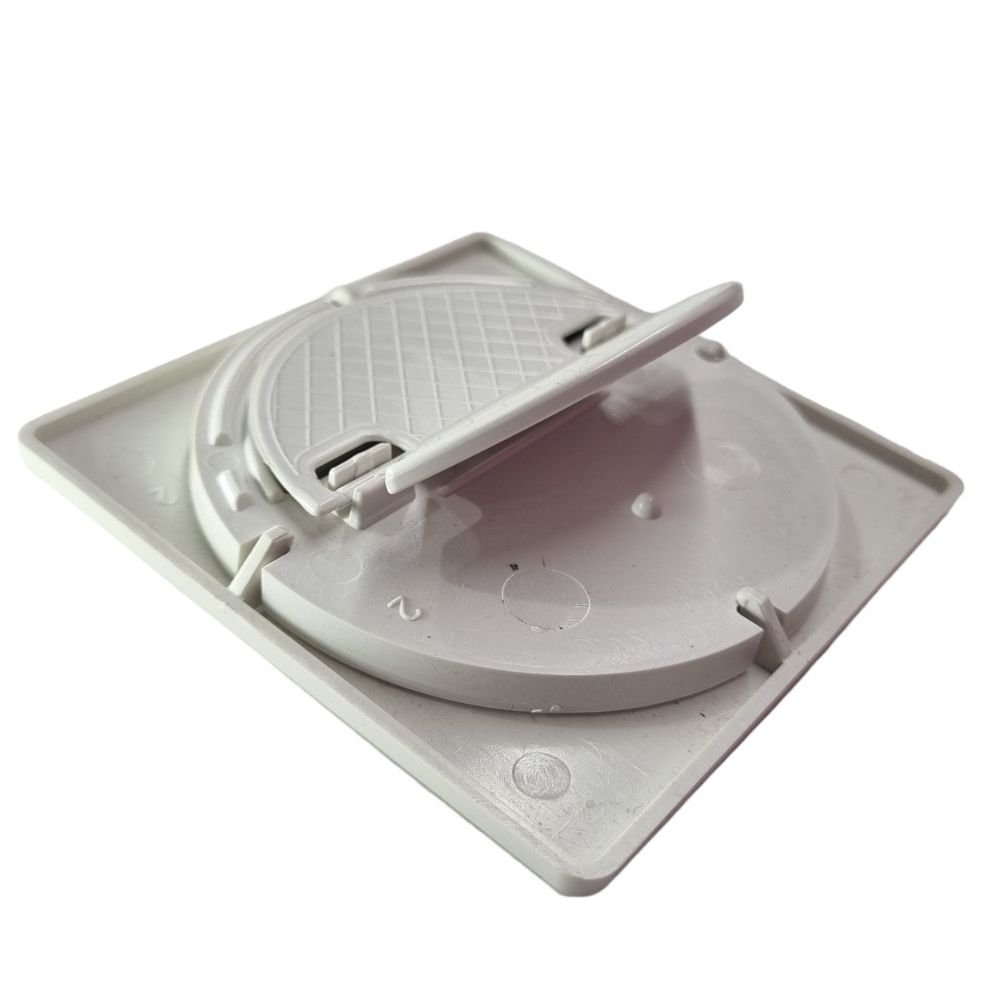 Ralo Anti-dengue Quadrado 10cm Abre Fecha Anti-inseto Branco:branco - 4