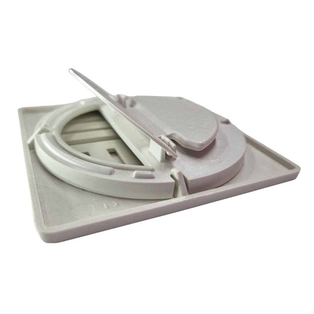 Ralo Anti-dengue Quadrado 10cm Abre Fecha Anti-inseto Branco:branco - 3