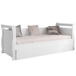 Bicama de Solteiro Bella Babá Branco Framar 100% Mdf Resistente - 1