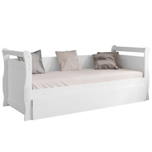 Bicama de Solteiro Bella Babá Branco Framar 100% Mdf Resistente