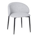 Ver imagem 5 de Cadeira P/ Mesa Jantar Estofada Courino ou Linho 2 unidades Cor:cinza com Preto