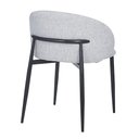 Ver imagem 7 de Cadeira P/ Mesa Jantar Estofada Courino ou Linho 2 unidades Cor:cinza com Preto