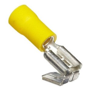 1000un Kit Terminal Hermafrodita Macho Fêmea 4 a 6mm Amarelo