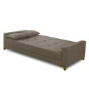 Ver imagem 3 de Sofá Cama 3 Lugares 2,00m Agnes Suede Capuccino Adonai Estofados