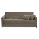Ver imagem 5 de Sofá Cama 3 Lugares 2,00m Agnes Suede Capuccino Adonai Estofados