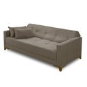 Ver imagem 4 de Sofá Cama 3 Lugares 2,00m Agnes Suede Capuccino Adonai Estofados