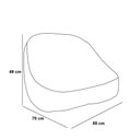 Ver imagem 5 de Poltrona Redonda Tipo Puff Futton Puffão Dama Suede C05 - D'rossi