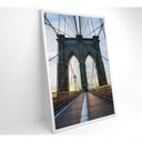 Ver imagem 6 de Quadro Ponte Do Brooklyn Pôr Do Sol 80x120 Cm Vidro Impresso