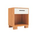 Ver imagem 4 de Mesa de Cabeceira 1 Gaveta com Nicho MDF Amadeirado
