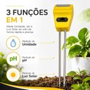 Ver imagem 3 de Medidor de Solo Umidade Ph e Luz Solar para Plantas [3 em 1]