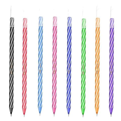 Caneta Esferográfica Spiro 0.7mm 8 Cores - Cis