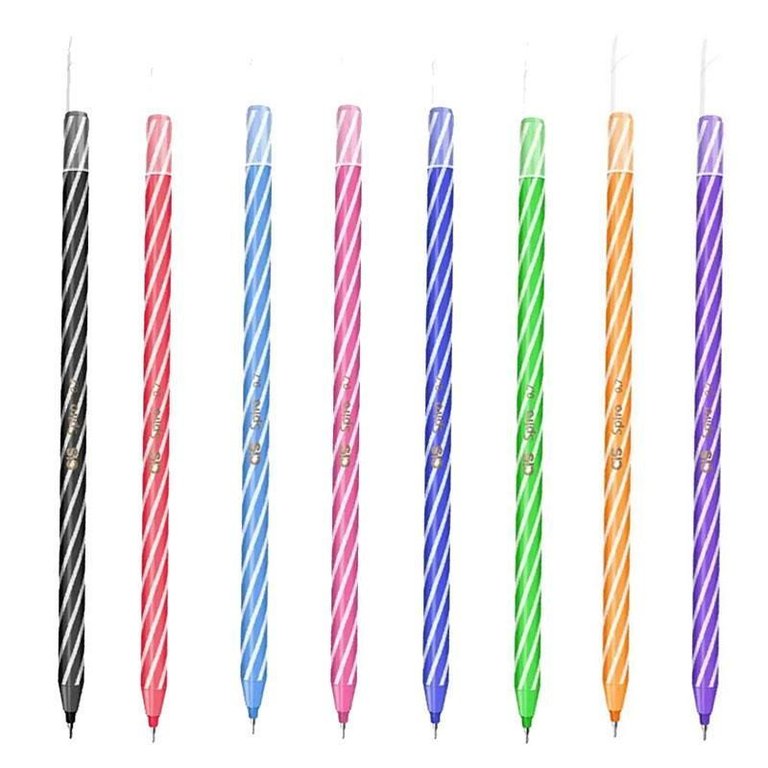 Caneta Esferográfica Spiro 0.7mm 8 Cores - Cis Caneta Esferográfica Spiro 0.7mm 8 Cores - Cis