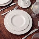 Ver imagem 4 de Prato Fundo Branco de Porcelana 23cm Tramontina Ingrid 330ml Aba Larga Avulso
