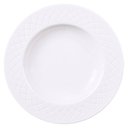 Ver imagem 1 de Prato Fundo Branco de Porcelana 23cm Tramontina Ingrid 330ml Aba Larga Avulso