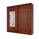 Ver imagem 2 de Guarda-Roupa Casal Elise 2 Portas de Correr 4 Gavetas com Espelhos 100 MDF Pm Home