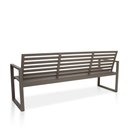 Ver imagem 2 de Banco Em Alumínio Ripado Para Jardim