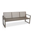 Ver imagem 1 de Banco Em Alumínio Ripado Para Jardim