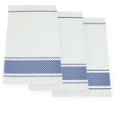 Ver imagem 2 de Pano de Copa Vitória Kit 3 Peças - Dohler Branco/azul
