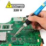 Kit Ferro de Solda Soldar Ajustável 60w e Estanho 127/220v Voltagem:220v;modelo:pro-fsdo240 - 2