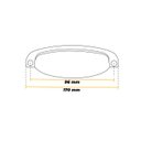 Ver imagem 4 de Puxador Cocha Colonial 96 Mm Cobre Brilhante 115 - Italy Line