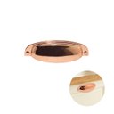 Ver imagem 1 de Puxador Cocha Colonial 96 Mm Cobre Brilhante 115 - Italy Line