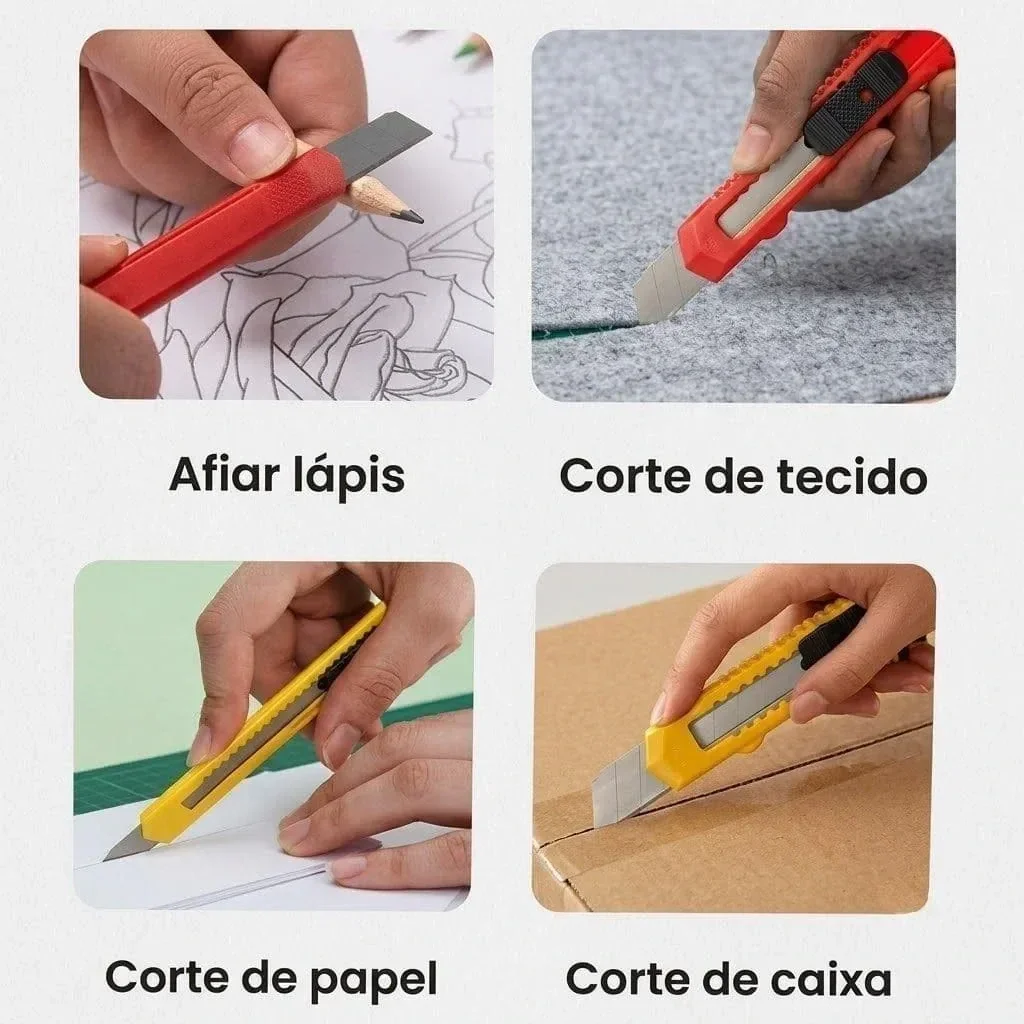 Ver imagem 4 de Kit 4 Estiletes Profissionais Bomvink Aço Carbono Artesanato