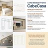Estante Multiuso Livreiro 3 Módulos 10 Portas 2 Kit Prateleira Frame CabeCasa MadeiraOriginals - 2