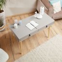 Ver mais imagens de Mesa Escrivaninha Retro Madeira 2 Gavetas Wanda Idimex