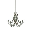 Ver imagem 5 de Lustre de Ferro Off-White para Sala de Jantar, Área Gourmet + Cúpulas de Vidro