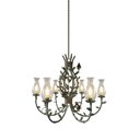 Ver imagem 7 de Lustre de Ferro Off-White para Sala de Jantar, Área Gourmet + Cúpulas de Vidro