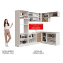 Ver imagem 7 de Cozinha Completa 419001 Com Armário E Balcão Branco/Rustic