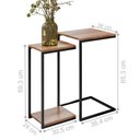 Ver imagem 2 de Jogo de Mesas Vintage Filemon Madeira