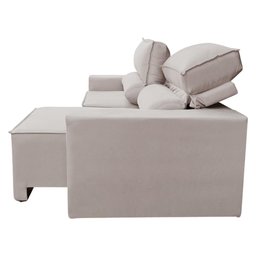 Sofá Retrátil/reclinável 1,50m Confortável Balaqui Decor  - 7