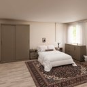 Ver imagem 1 de Kit Guarda Roupas 2 Portas, Cômoda e Mesa de Cabeceira Araçá CabeCasa MadeiraOriginals Cinza/Fendi
