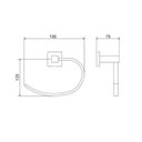 Ver imagem 2 de Porta Toalha de Rosto Meber Athenas 2070 C34 Cromado