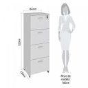 Ver imagem 3 de Gaveteiro Arquivo para Pastas com 4 Gavetas Web15