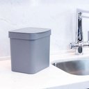 Ver imagem 2 de Conjunto Escorredor de Louças Pratos e Lixeira 2,5l ou para Pia ou Bancada Chumbo